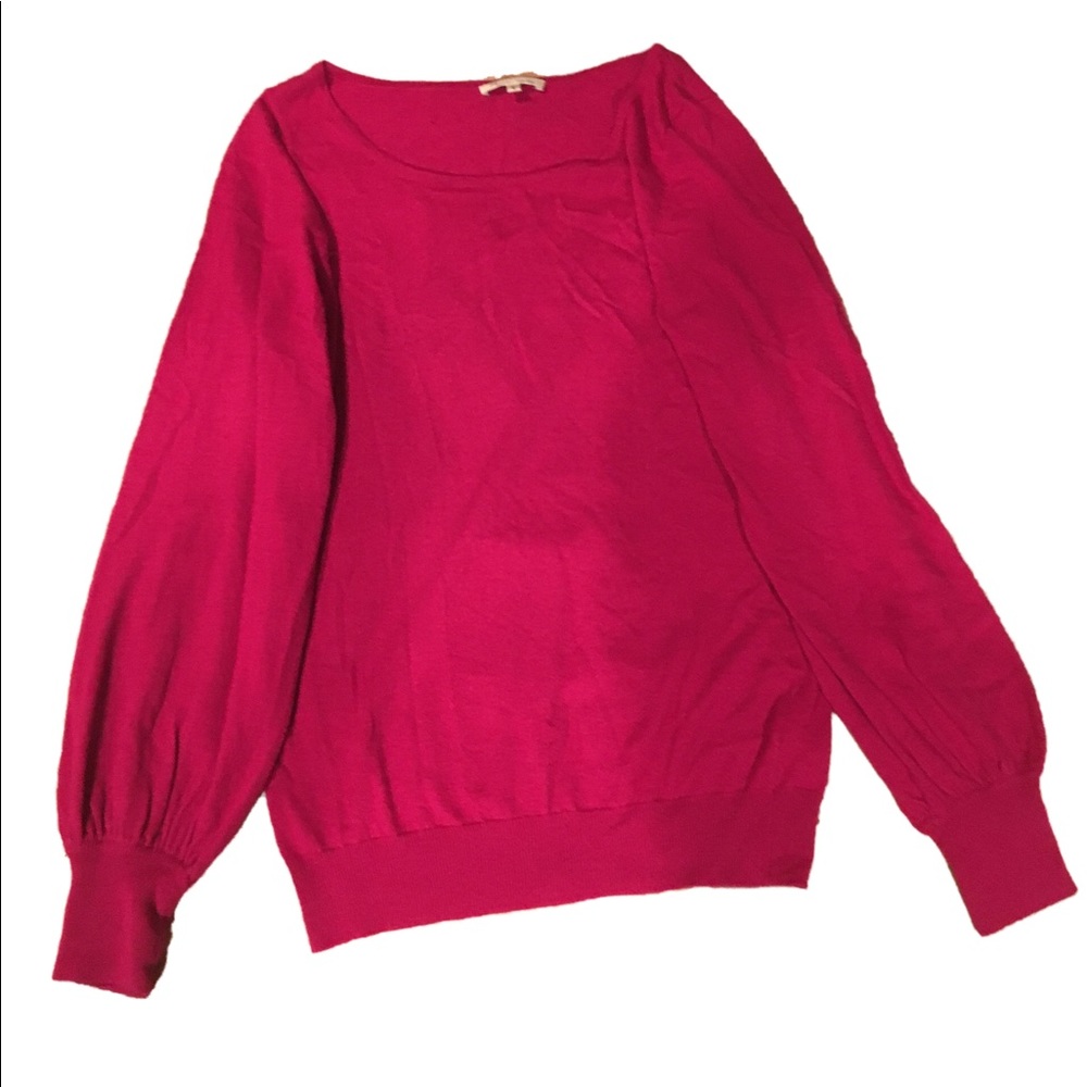 Fuschia soft long sleeve shirt